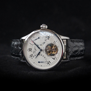 Reloj de Lujo para Hombre con Envío Gratis en Stock, <span class=keywords><strong>Esqueleto</strong></span> Seagull Real, Cronógrafo Tourbillon Mecánico de Cuerda Manual y Automático con Diamantes - Product Image 5