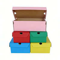 Boîte d'emballage de luxe pliable en carton ondulé pour chaussures de sport, en matériau recyclé, boîte cadeau rigide pour baskets, pour l'expédition et la vente au détail, qualité supérieure