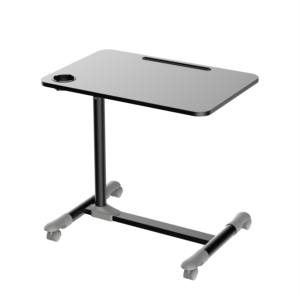 NBHY Mobile Single Column Height Adjustable Gas Spring <b>Laptop</b> Lifting <b>Stand</b> <b>Desk</b> Pneumatic <b>Desk</b> with Wheels - Product Image 2