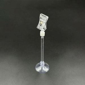 Supermarket Clear Plastic Eco-friendly Suction Cup Label & Sign Holder Display <b>Warehousing</b> Retail Supplies Custom Brand FA03 - Product Image 3
