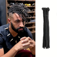 Perruque tressée afro pour homme, style Dirty Braid, cheveux au crochet en fibre haute température, personnalisée, Hip Hop Reggae Dreadlock, transfrontalier