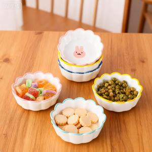 Ceramic <b>Baking</b> Bowl Creative Cute Animal Bowl with Cute Animals Pattern Porcelain Salad Dessert Bowl - Product Image 2