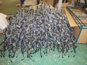 LED Trong Suốt PVC Bìa Và Sắt Chi Nhánh Cây Ánh Sáng CHERRY BLOSSOM Chiếu Sáng Ngoài Trời Cây - Product Image 3