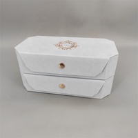 Boîte à bijoux en papier de haute qualité personnalisée pour colliers, boucles d'oreilles et bagues