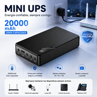 NIUNIU Multi Output dan Power Bank Darurat 12V 20000mah Baterai Isi Ulang Lithium untuk Sistem Penerangan