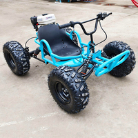Kart tout-terrain à essence extra large de 212 cm3 avec amortisseurs hydrauliques avant et arrière, buggy tout-terrain