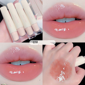 Glassa per labbra con gelatina di menta dolce tinta per labbra antiaderente per cosmetici idratante labbra liquido in cristallo rossetto coreano Gloss in vetro - Product Image 2