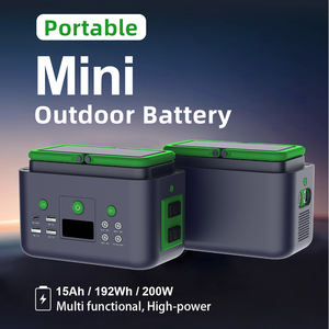 Groothandel Hernieuwbare Energie Kleine Stille Outdoor Draagbare Energie Back-Up Zonne-Energie Generator Elektrische 200W Lifepo4 Krachtcentrale - Product Image 2