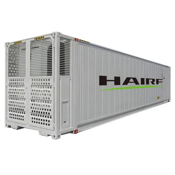 Container data center server room air conditioning system with rack mounted precision air conditioners and ups