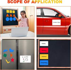 للبيع بالجملة ورقة مغناطيسية مرنة لفائف A4 A5 A3 مغناطيسية مع طبقة مغناطيسية ملونة من كلوريد البولي فينيل قابلة للطباعة - Product Image 5
