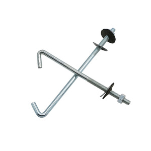 สลักเก<span class=keywords><strong>ล</strong></span>ียวเหล็กชุบสังกะสีแบบ L Type J ขนาดกำหนดได้เอง - Product Image 1