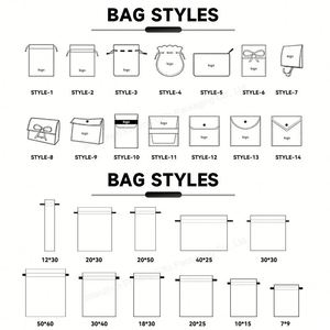Sac en coton biologique durable avec bouton, logo personnalisé imprimé, pochette d'emballage minimaliste pour bijoux, vente en gros, fabricant direct - Product Image 6