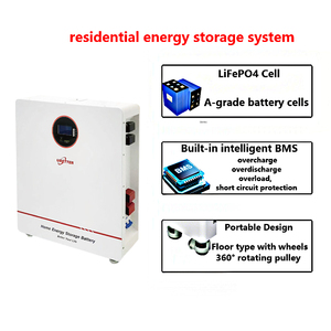 แบตเตอรี่ลิเธียมไอรอนฟอสเฟต (LiFePO4) แบบแยกส่วน ยี่ห้อ TH EU Stock 48V 51.2V 100AH 200AH 5-10kW ระบบโซลาร์เซลล์ติดผนังแบบเชื่อมต่อกับระบบไฟฟ้า พร้อมหน้าจอสัมผัสสำหรับใช้ในบ้าน - Product Image 3
