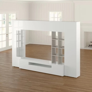 Meuble TV moderne multifonctionnel, meuble en bois durable, design tendance, table de salon, support TV <span class=keywords><strong>DECOHOME</strong></span> 147 cm ouvert - Product Image 3