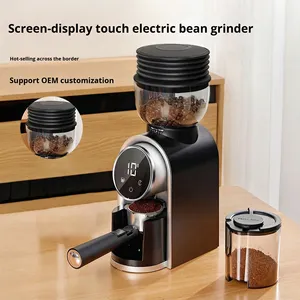 Cafetière italienne intelligente avec écran tactile, en acier inoxydable, réglable, pour café en grains - Product Image 5