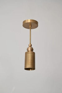 Luminaire suspendu moderne en laiton fait main, style mid-century, pour la maison ou le bureau, spot LED à intensité variable avec finition polie - Product Image 2