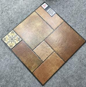 Piastrelle da Parete <span class=keywords><strong>in</strong></span> Terracotta Rossa 400x400, Effetto Parquet Moderno, Opache e Antiscivolo per Rivestimenti Interni - Product Image 3