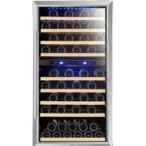 Morden 76 bottiglie wine cooler senza soluzione di continuità s.s telaio della porta SAIXIN SRW-76D