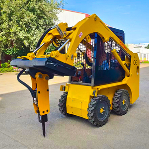 CE & EPA 인증 Euro5 Kubota 엔진 휠 스키드 스티어 로더 판매