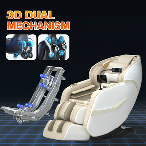 Silla de Masaje de Gravedad Cero de Lujo con Doble Núcleo Elástico SL Track para Todo el Cuerpo, Silla de Masaje <span class=keywords><strong>3D</strong></span> de Gravedad Cero - Product Image 2