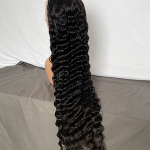 วิกผมคนบราซิลแท้เต็มรูปแบบ HD ลูกไม้ด้านหน้าโปร่งใสเป็นลอนคลื่นหลวมสำหรับผู้หญิงผิวดำ - Product Image 2