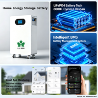 51,2V 314Ah LiFePO4 Wand- oder Bodenbatterie 16kWh mit BMS CAN RS485 WiFi-Überwachung EU-Lager für Solar-Heimenergiespeicherung