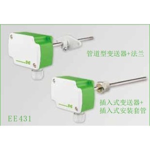 เครื่องส่งสัญญาณอุณหภูมิแบบรวม Ee 431 050c 420ma สำหรับการติดตั้งแบบท่อและแบบแทรก - Product Image 1