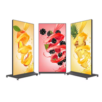 Kiosque sur pied avec écran tactile capacitif de 86 pouces, CMS intégré, affichage numérique de graphiques/animations pour magasins de détail
