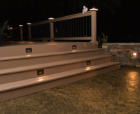 Éclairage extérieur longue durée de vie, lampe de jardin 5W, éclairage extérieur IP65, applique murale LED noire intérieure/extérieure