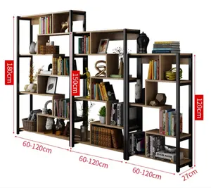 Современный книжный шкаф YQ JENMW, книжный шкаф, напольный Многоэтажный офисный книжный шкаф, мебель, шкаф для хранения, книжный шкаф