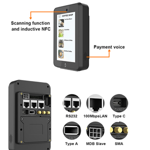 Terminale di Pagamento Autonomo MDB Android 14 IP65 con Lettore di Carte Contactless NFC, Montaggio a Parete per Distributori Automatici, Parcheggi e Chioschi CM30 - Product Image 4