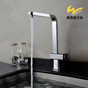 Robinet de cuisine classique en cuivre pur en gros, robinet de salle de bain universel rotatif chaud et froid, siège de vanne mélangeur à noyau céramique 35 mm - Product Image 4