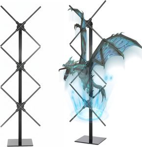 Ventilateur Holographique 3D pour Affichage Combiné, 3 Pièces, Contrôle Wi-Fi, Écran Publicitaire 3D Combiné, Projecteur Holographique avec Support - Product Image 1