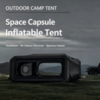 Tente Capsule Spatiale Gonflable Grande pour Camping Extérieur, Imperméable, Respirante, Quatre Saisons, en Coton Oxford, Montage Rapide, Portable, pour Famille
