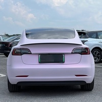 Film de protection de carrosserie en vinyle rose caméléon Aisbarika Satin, épaisseur 7,5 mil, protection UV et IR, accessoires automobiles de luxe