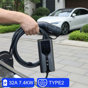 Nouveau chargeur de <span class=keywords><strong>voiture</strong></span> <span class=keywords><strong>électrique</strong></span> portable Senku de haute qualité, 32A, 7KW, sortie Type1 Type2 GB/T, utilisation domestique, prix bas, 220V - Product Image 5