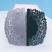 Candele di Taglio Muore Scrapbook Rifornimenti del Mestiere di Arte del Metallo Muore Per La Carta di Crafting Del Fiore Del Metallo Bordo