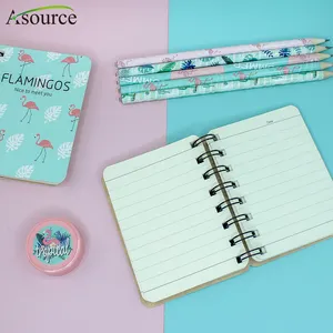 Melhores vendas moda bonito caderno mini espiral notebook