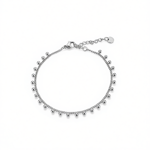 Amy Amy Fashion <b>Bracelet</b> P2015 Silver Plated Chain <b>Ball</b> Design Women's Jewelry Gift Classic Style - Product Image 3