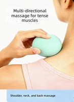 Balle de massage ronde en gel de silice Fascia, 50 mm, pour la relaxation musculaire, utilisation sur la tête, les pieds, les jambes - Fabriqué en Chine
