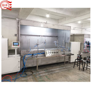 זכוכית בקבוק יין בקבוק בושם בקבוק תרסיס צבע ציפוי ציור מכונת ייצור קו עם Uv ריפוי תנור - Product Image 6