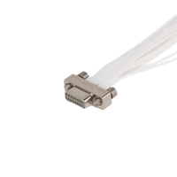 Connecteur de câble ruban miniature haute densité, prise étanche avec boîtier métallique pour connexion de câbles