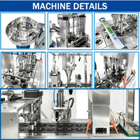 Industriële automatische poederafvul-, verzegel- en afsluitmachine voor fruit-aroma's op basis van vaste dranken in flesjes met schroefdop