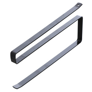 Multifunctional No Drill Cabinet <b>Paper</b> Holder With Cling Film Rack White And Black <b>Kitchen</b> Storage Easy Installation - Product Image 5