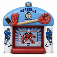 Juego de Hockey Inflable - Material de PVC para Uso en Exteriores