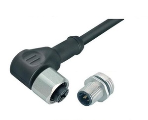 Presse-étoupe Bimed M12 x 1,5 mm filetage 	 Connecteur m12, panneau arrière, prise 	 Câble 18 AWG avec connecteur M12 à 2 broches - Product Image 6
