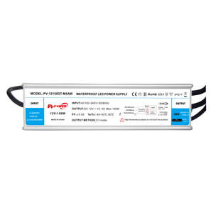 Transformateur d'alimentation LED 150W CV DALI 2 sans scintillement, dimmable, 170-264VAC-DC 24V, étanche IP67, pour bande LED simple - Product Image 2