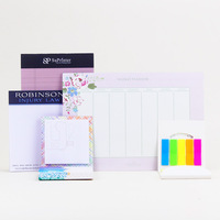 2025 Kraft Cover Spule Notizbuch benutzer definierte Logo Mini Notizbuch Memo klebrigen Papier Notizblock mit Stift Schul bedarf Notizblock