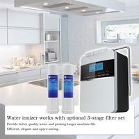 Nanlite — filtre à eau ioniseur d'eau, appareil avec 8 plaques ti-pt, pH 2.5-11.2