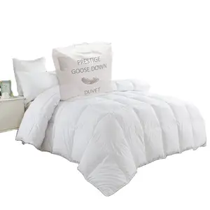 Uk atacado 15% wgf/85% wgd, super macio luxo branco duck edredon de pena solto duvet down